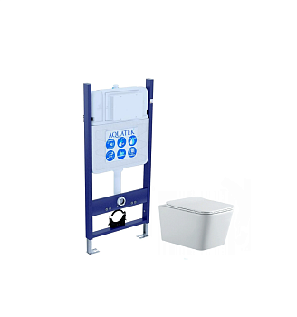 Сет унитаз + инсталляция Aquatek SET AQUATEK ЛИБРА N-14